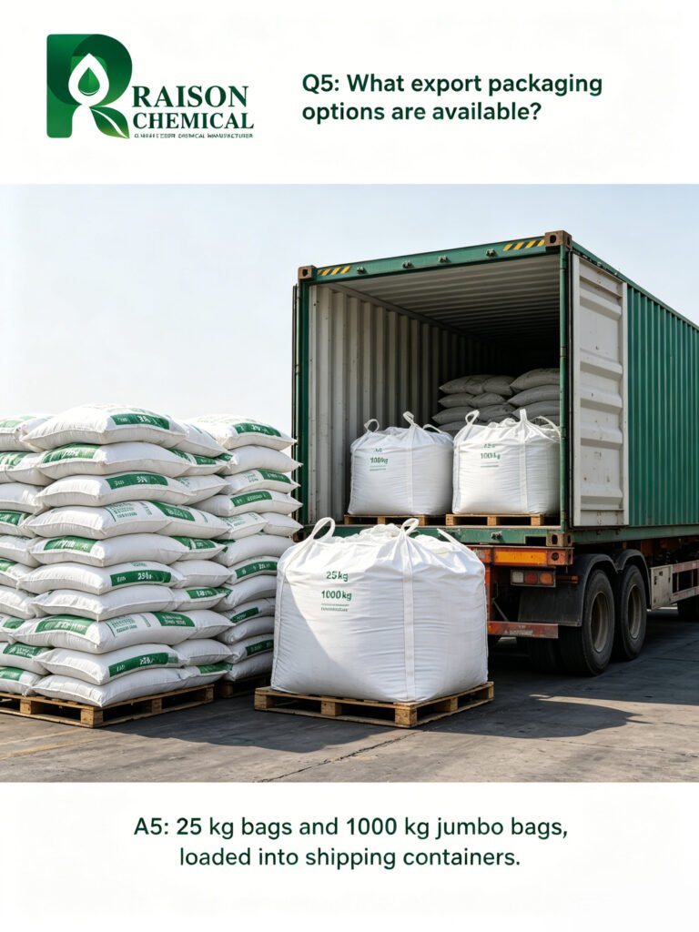 Fertilizer Export Packaging – 25kg & 1000kg Jumbo | Raison Chemical